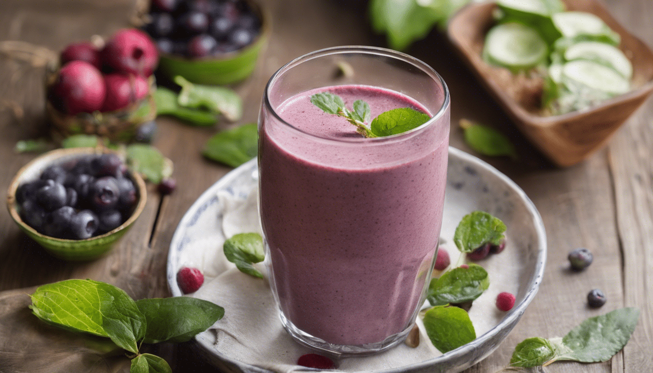 Salal Berry Smoothie