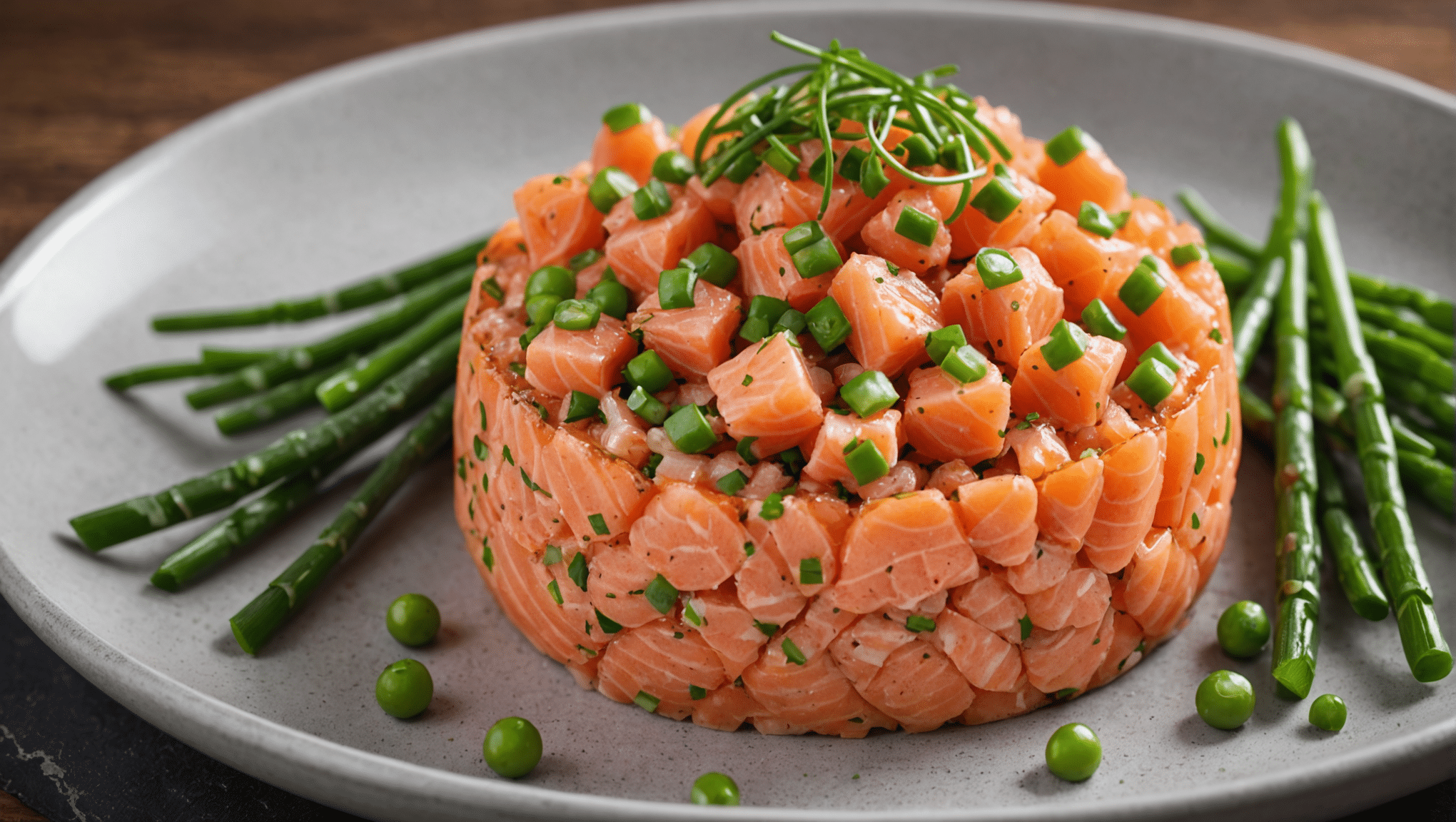 Salmon Tartare with Fresh Chives