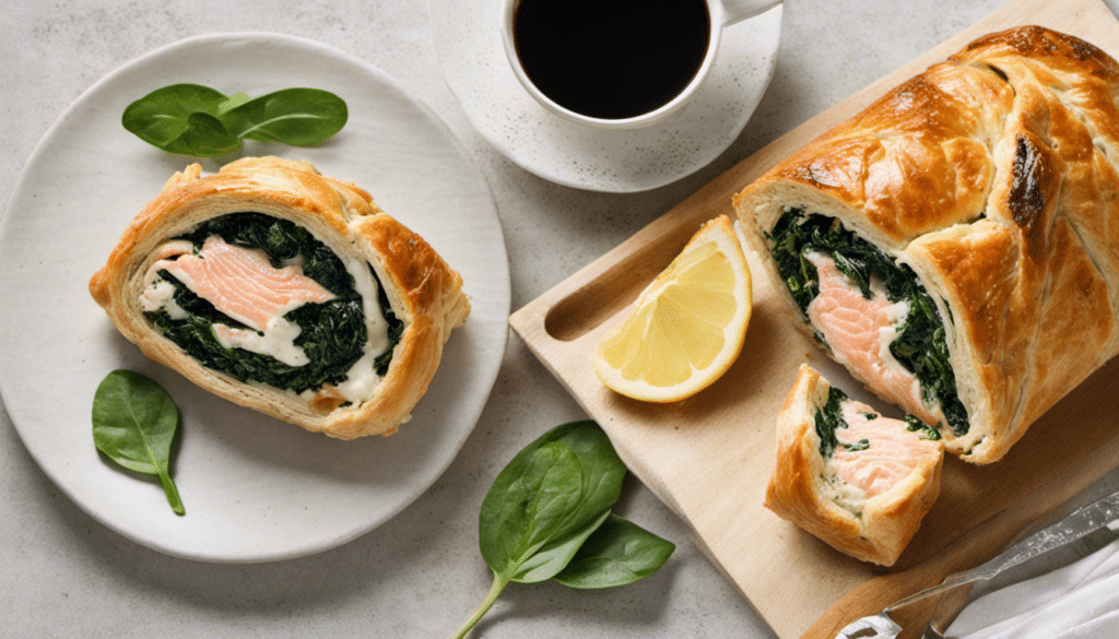 Salmon Wellington with Spinach and Cream Cheese