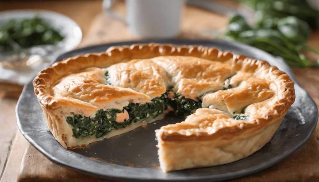Salmon and Spinach Pie