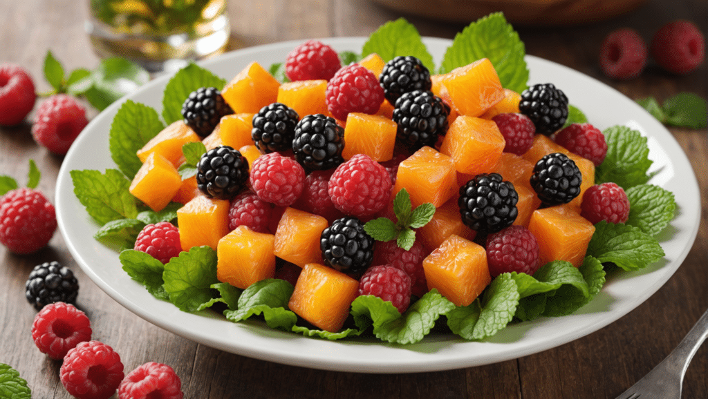 Salmonberry Fruit Salad