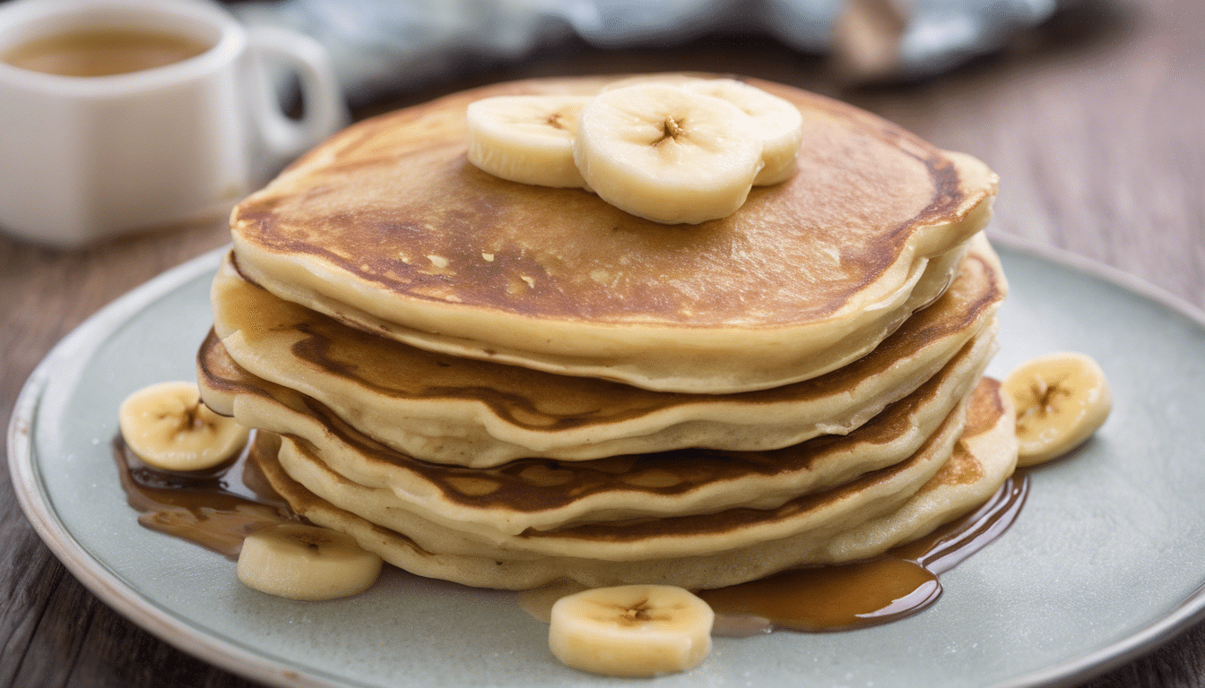 Sapodilla and Banana Pancakes