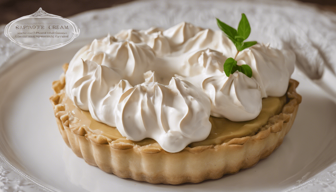 Sapote Cream Pie