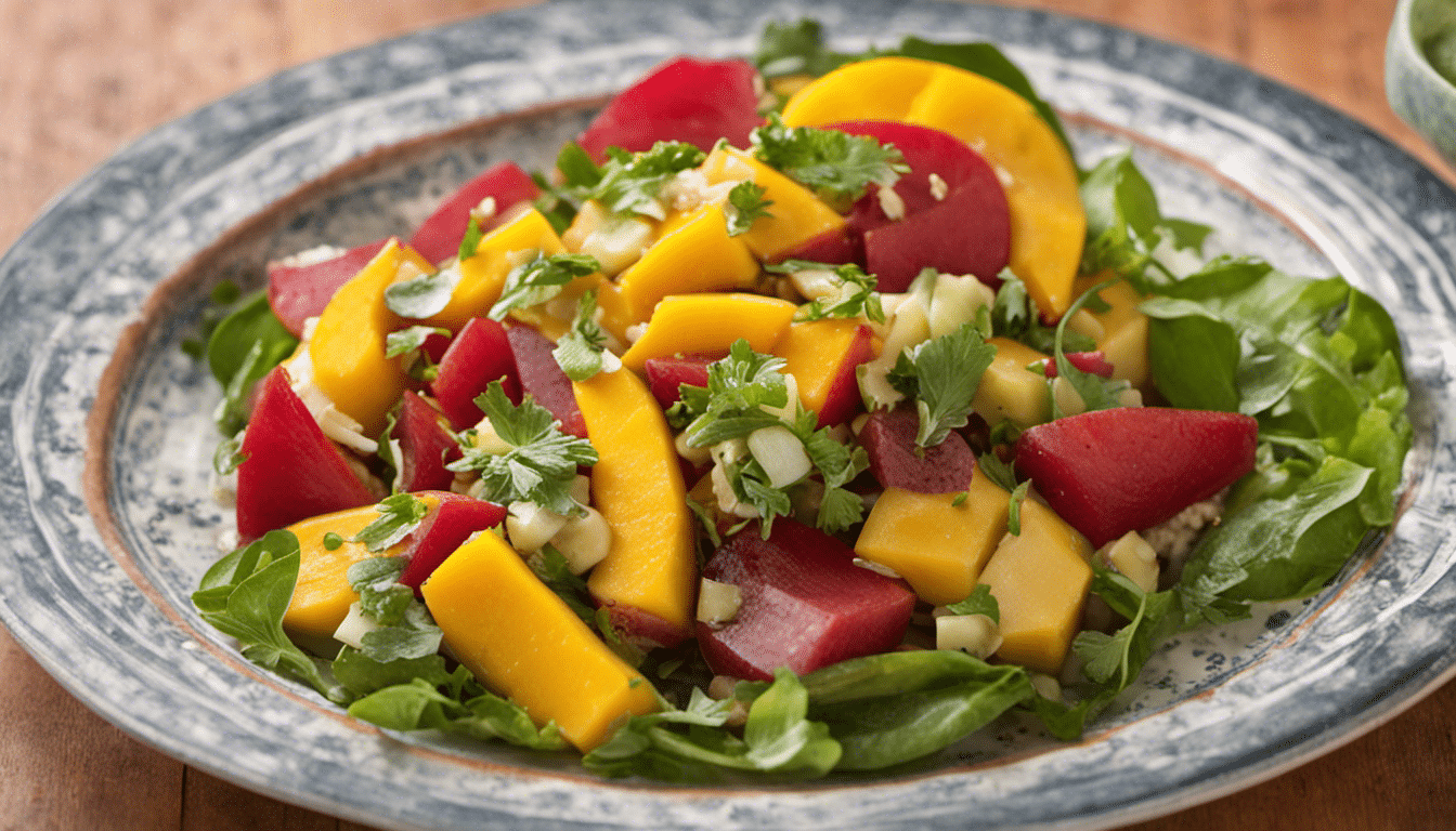 Sapote and Mango Salad