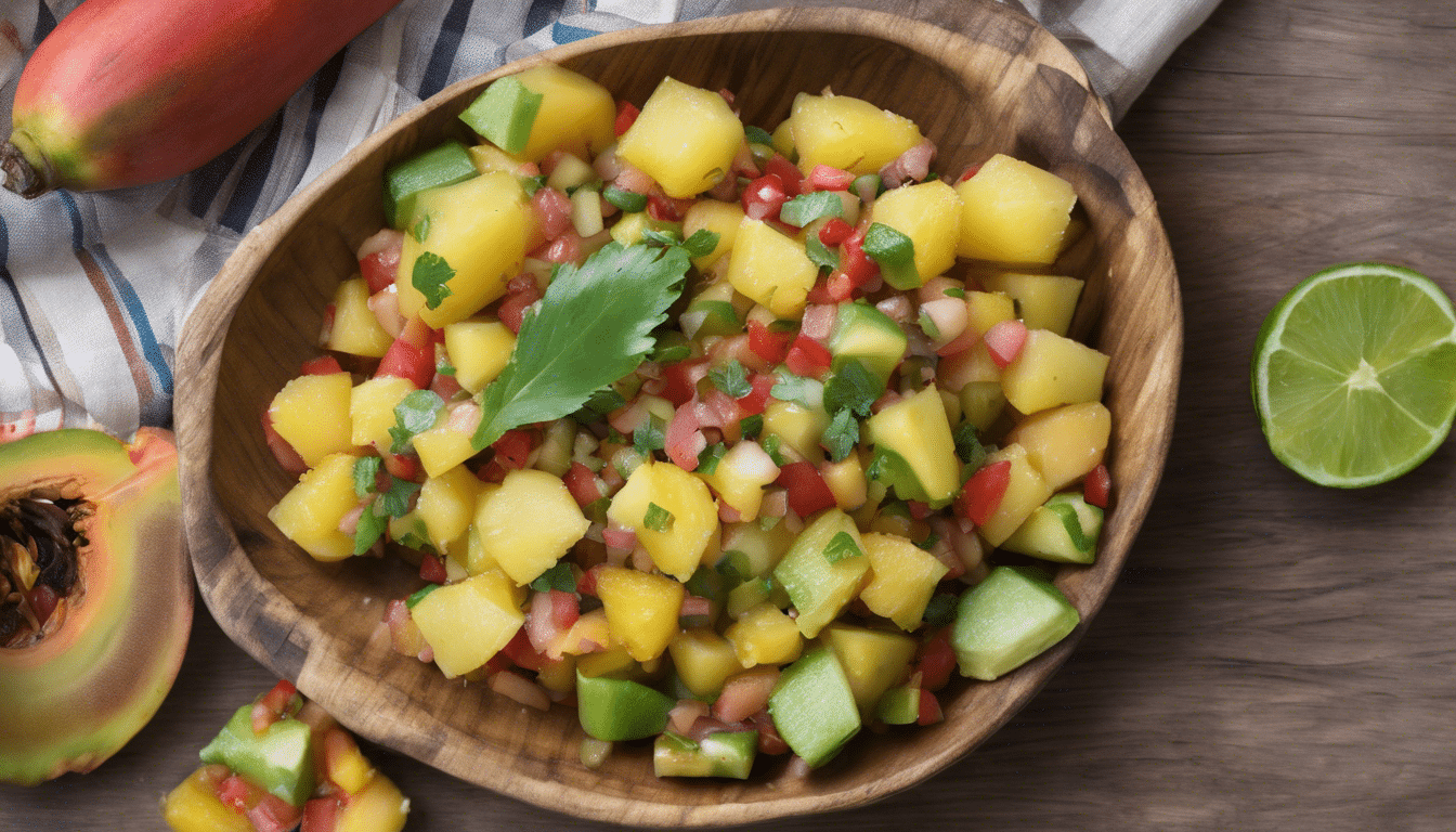 Sapote and Pineapple Salsa