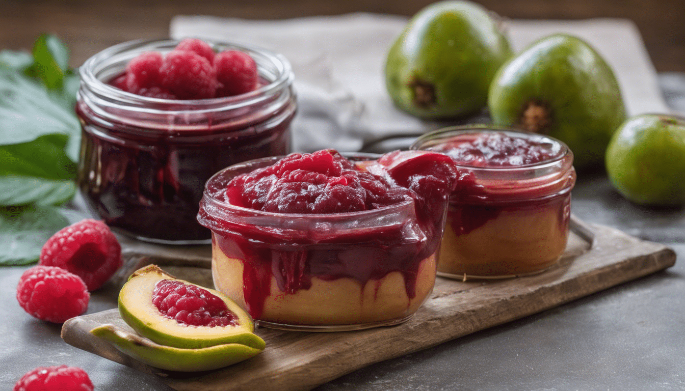 Sapote and Raspberry Jam