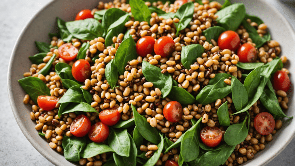 Saskatchewan Vegan Wheat Berry Salad