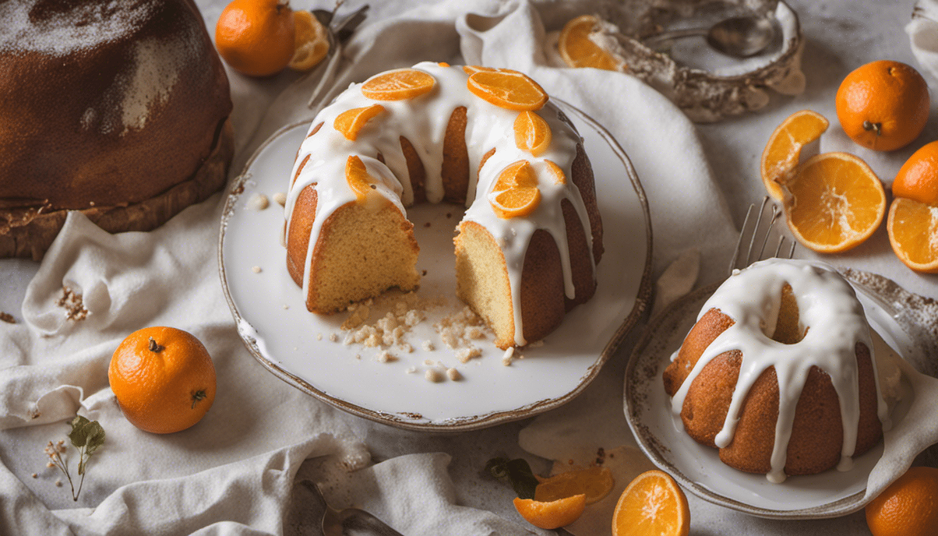 Satsuma and Vanilla Bundt Cake