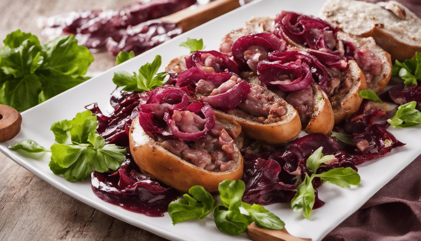 Sausage-with-Radicchio-and-Balsamic-Vinegar