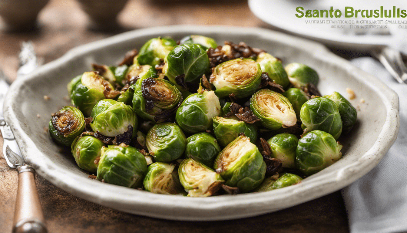 Sautéed Brussels Sprouts with Mustard and Shallots