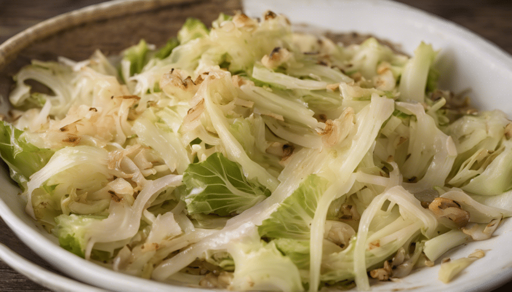 Sauteed Cabbage and Onions