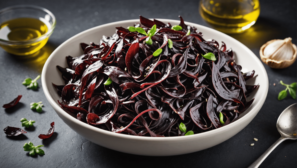 Sautéed Dulse with Garlic and Olive Oil