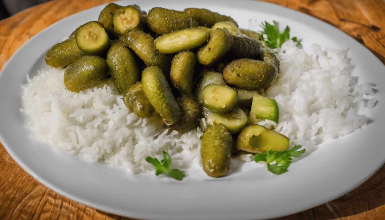 Sauteed West Indian Gherkins