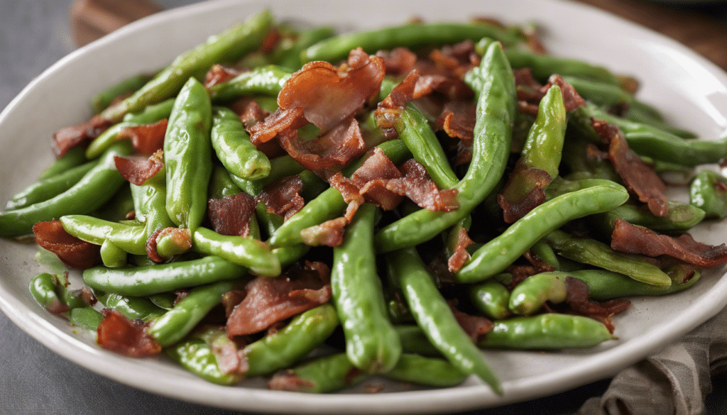 Sautéed Winged Beans with Bacon