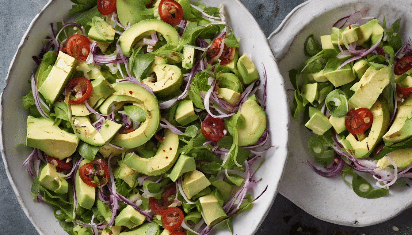 Scallion and Avocado Salad