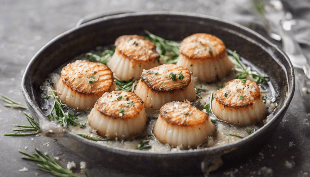 Scallops with Parmesan