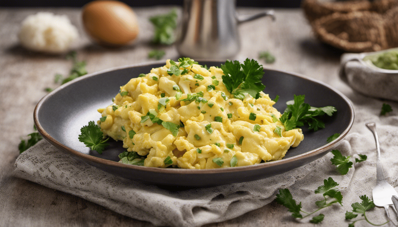 Scrambled Eggs with Celery Seed