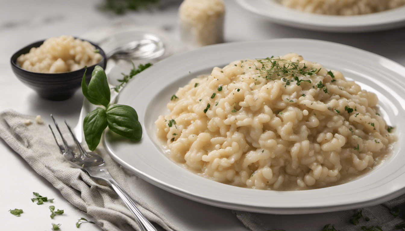 A delectable plate of Sculpit and Parmesan Risotto