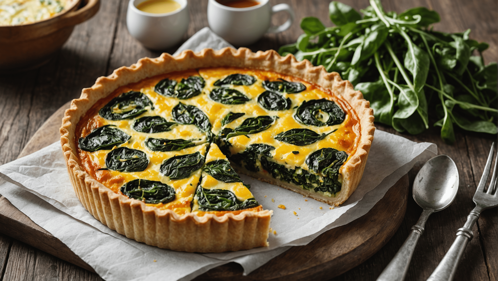 Sea Beet Quiche