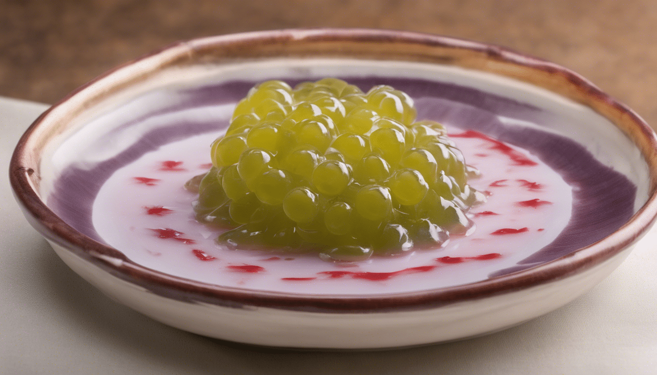 Sea Grapes Jelly with Passion Fruit