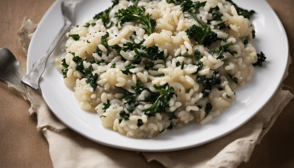 Sea Kale and Lemon Risotto