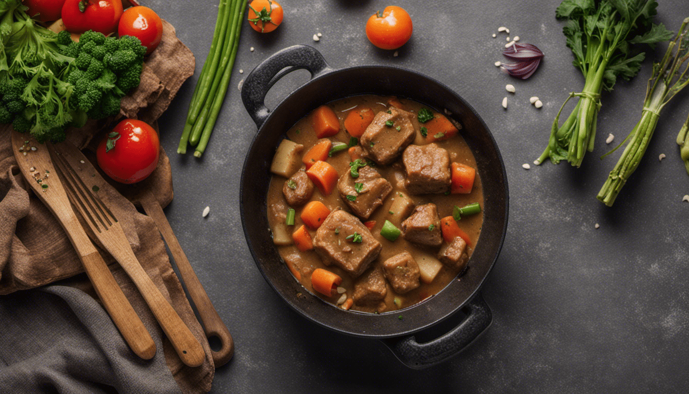 Seitan Stew with Vegetables