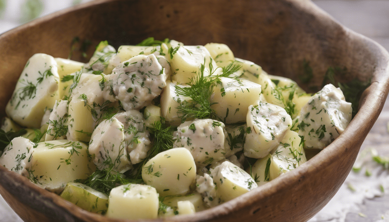 Sheep Sorrel and Dill Potato Salad