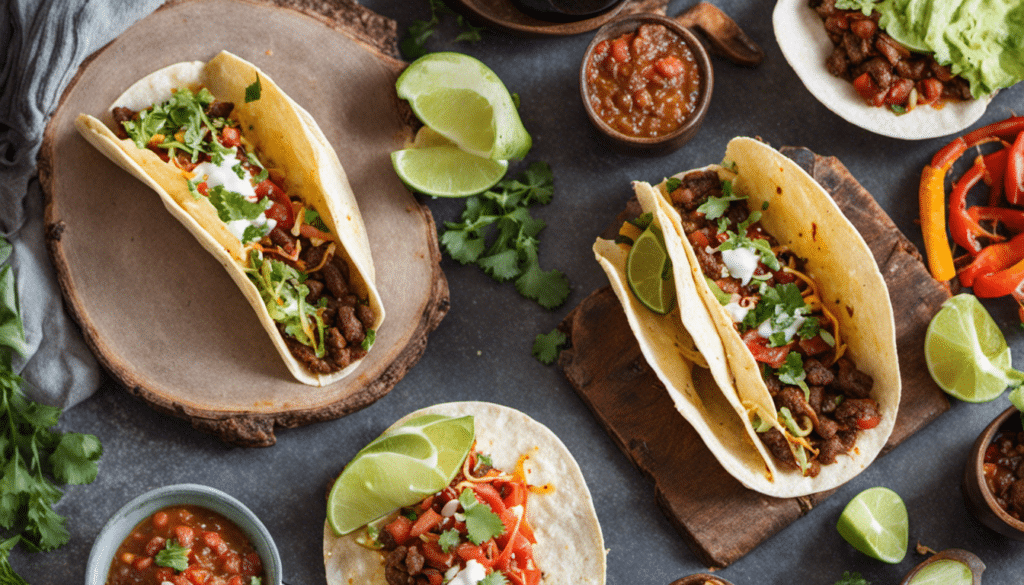 Shepherd Style Tacos with Vegan Meat Substitute