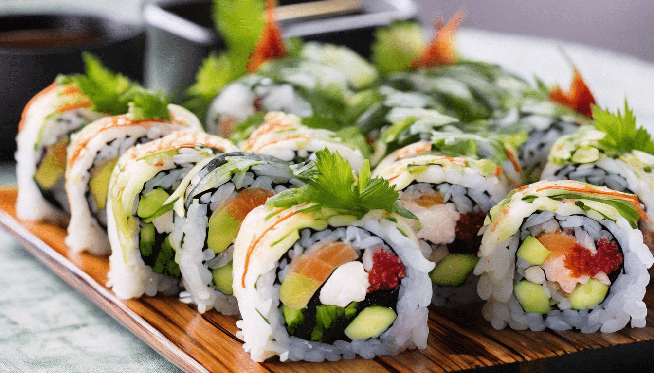 Shiso Leaf Sushi Rolls