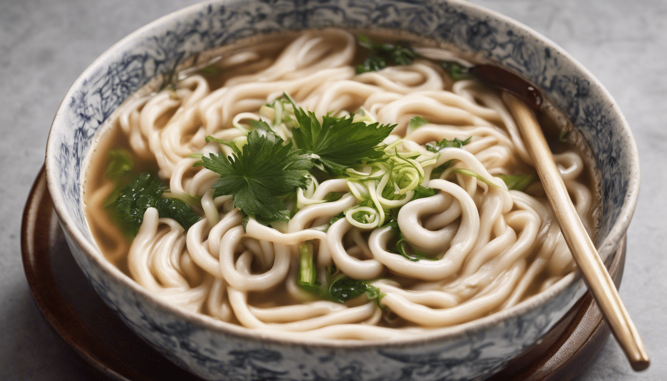 Shiso Udon Noodle Soup