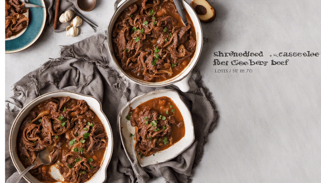 Shredded Beef Casserole