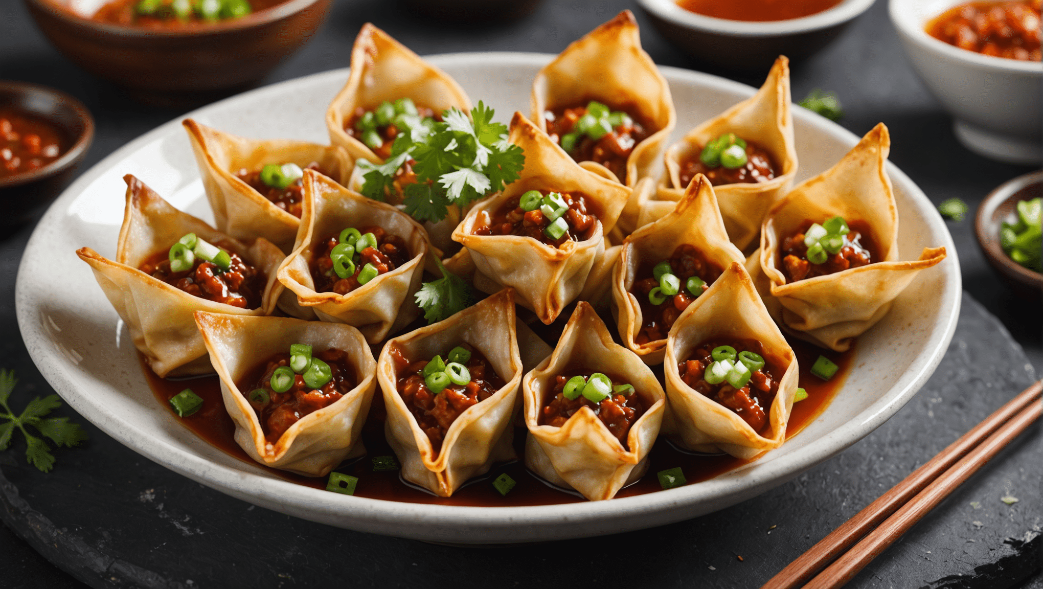 Sichuan Spicy Wontons