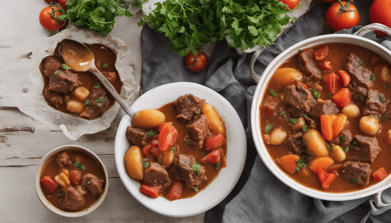 Beef stew dish