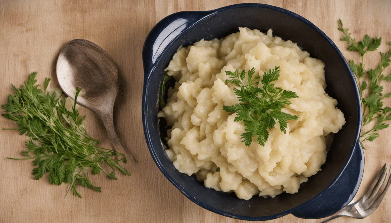 Delicious Skirret and Parsnip Mash