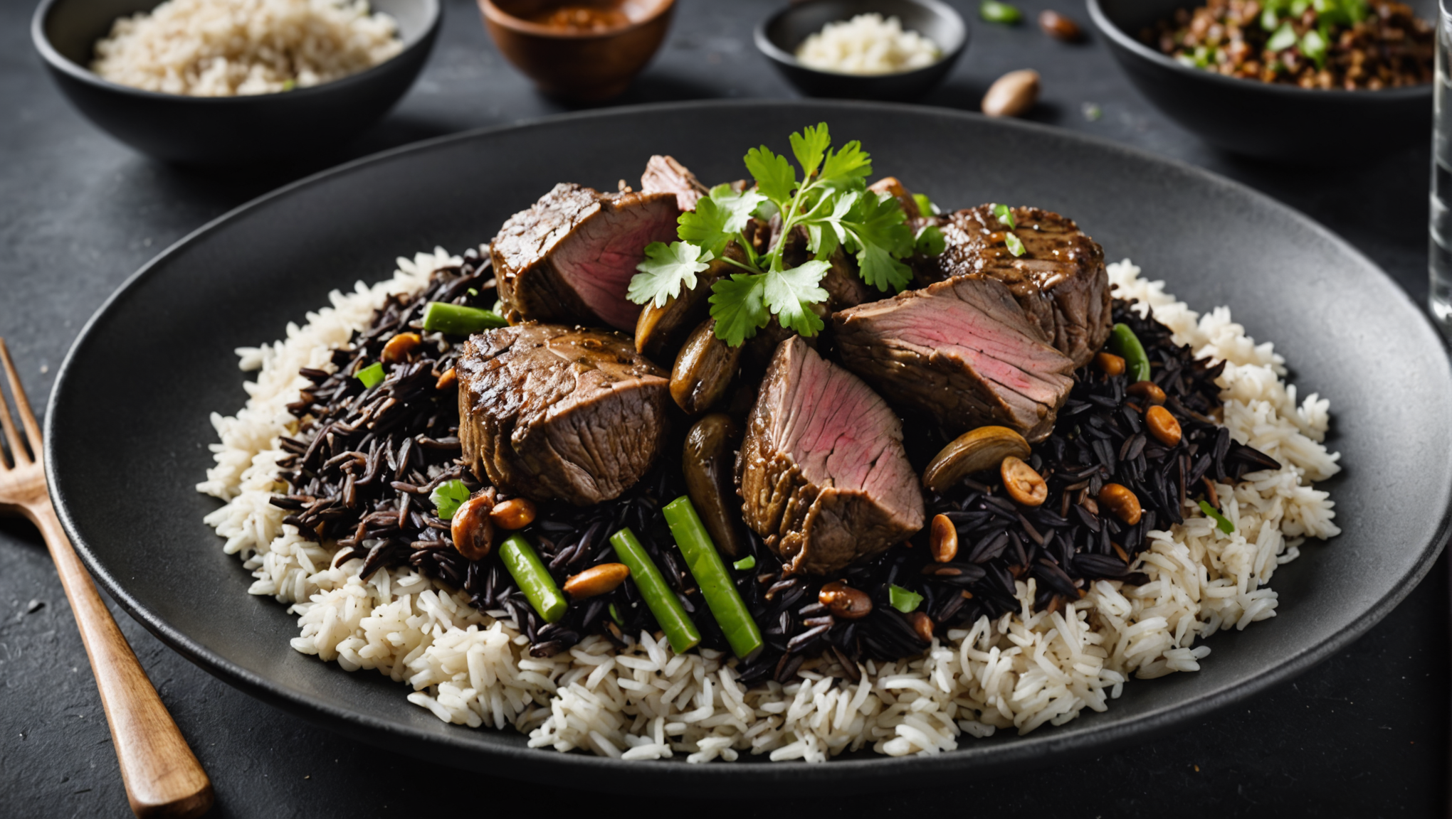 Slow-Cooked Lamb with Black Cardamom Rice