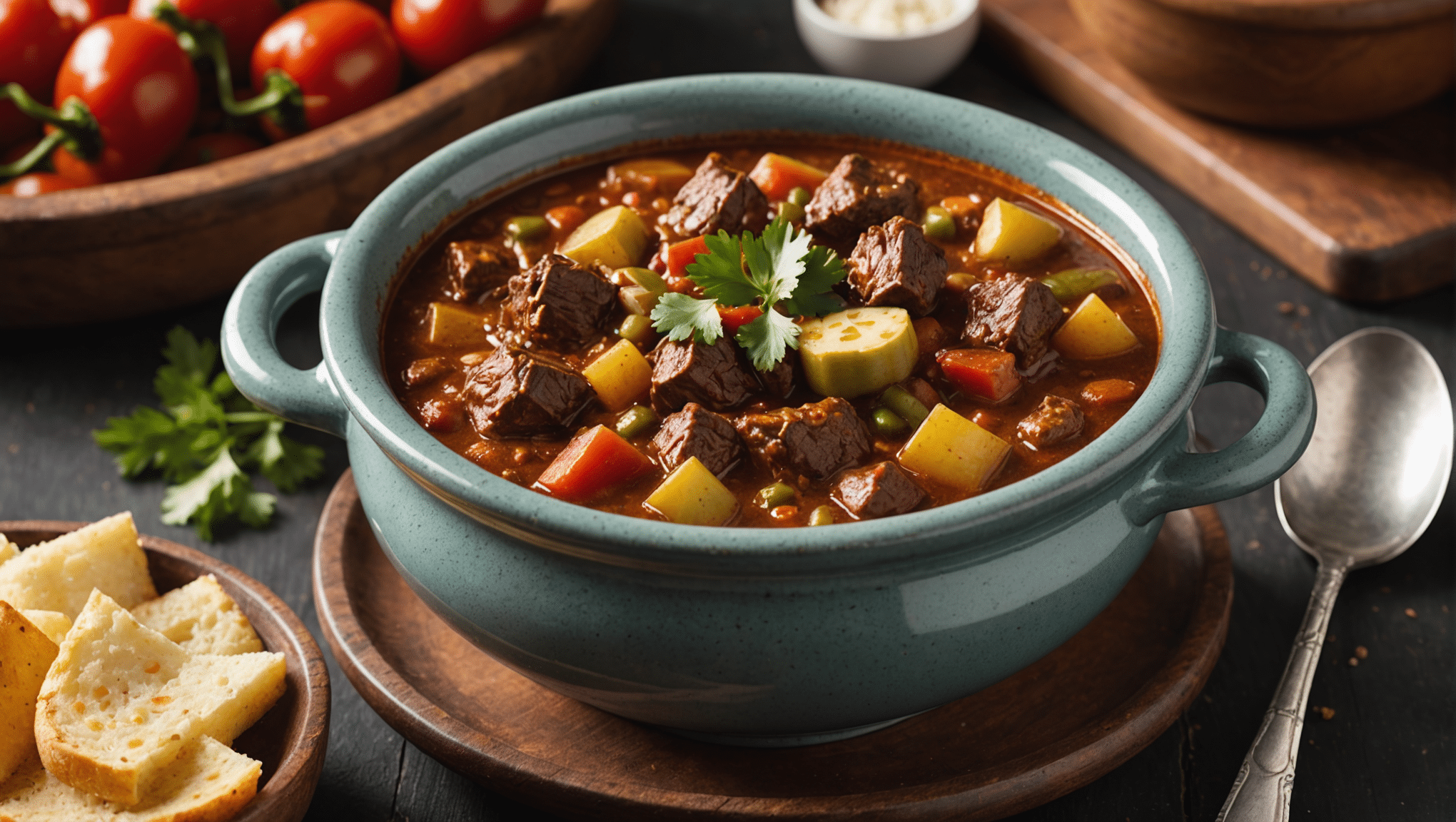 Slow Cooked New Mexico Chile Beef Stew