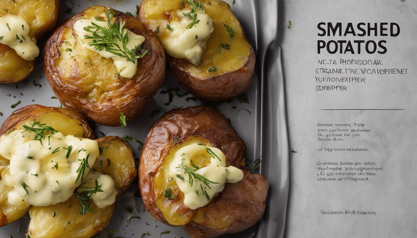 Smashed Potatoes with Voatsiperifery Butter