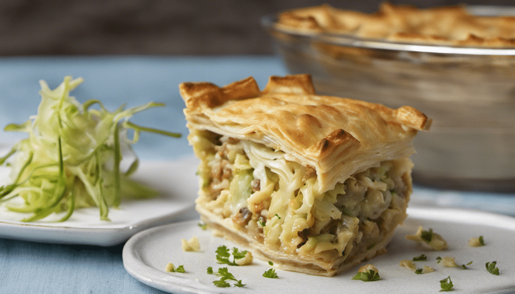 Smoked Eel and Leek Pie with Filo Pastry