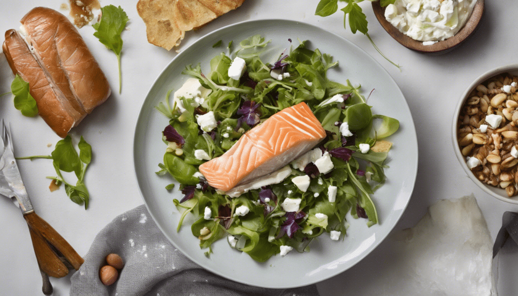 Smoked Trout and Goat Cheese Salad