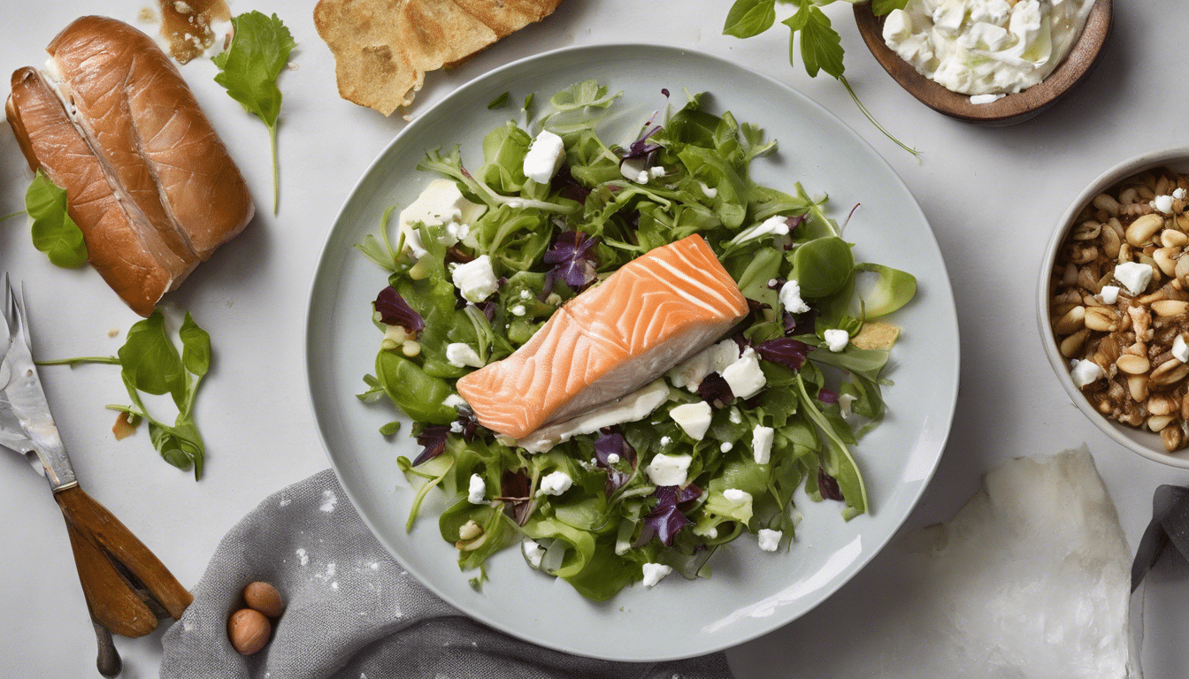 Smoked Trout and Goat Cheese Salad