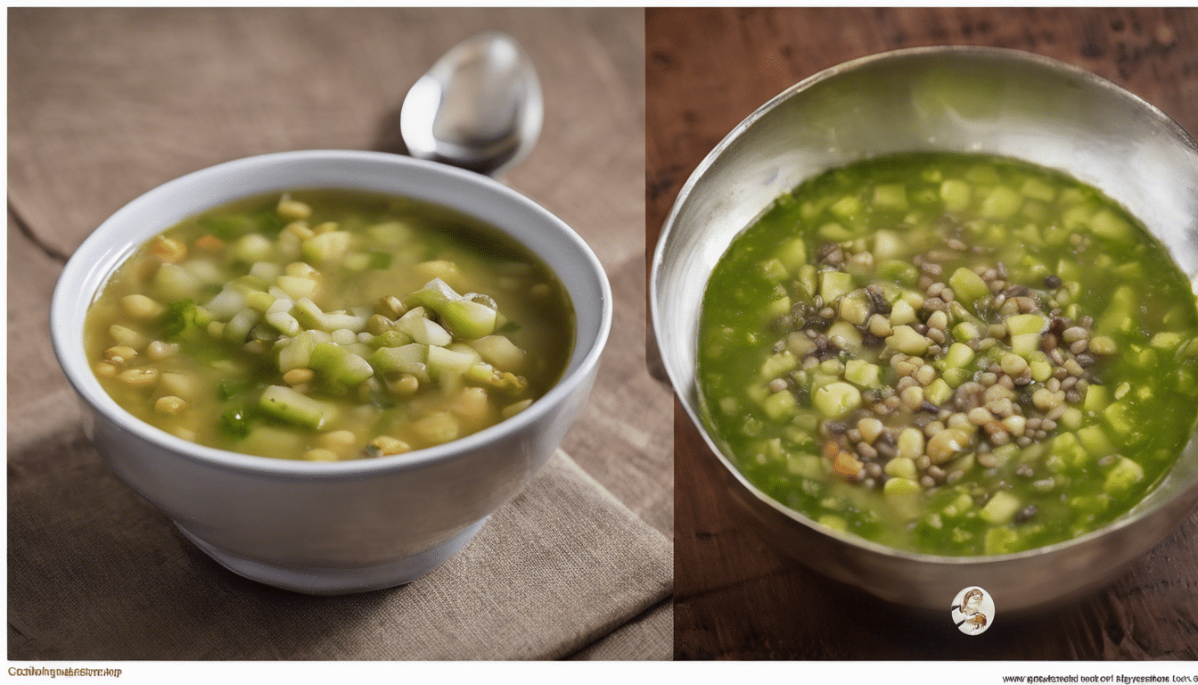 Snake Gourd and Lentil Soup