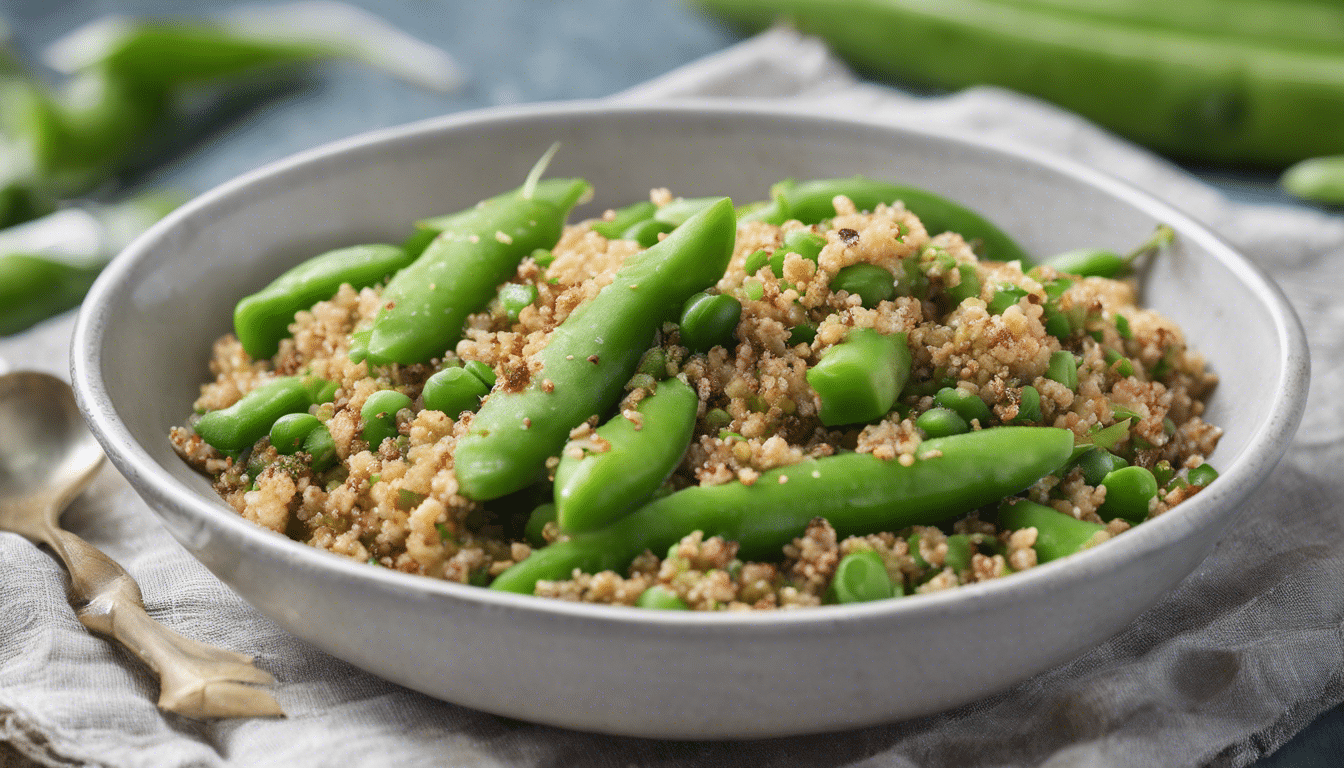 Snap Peas and Quinoa Pilaf Image