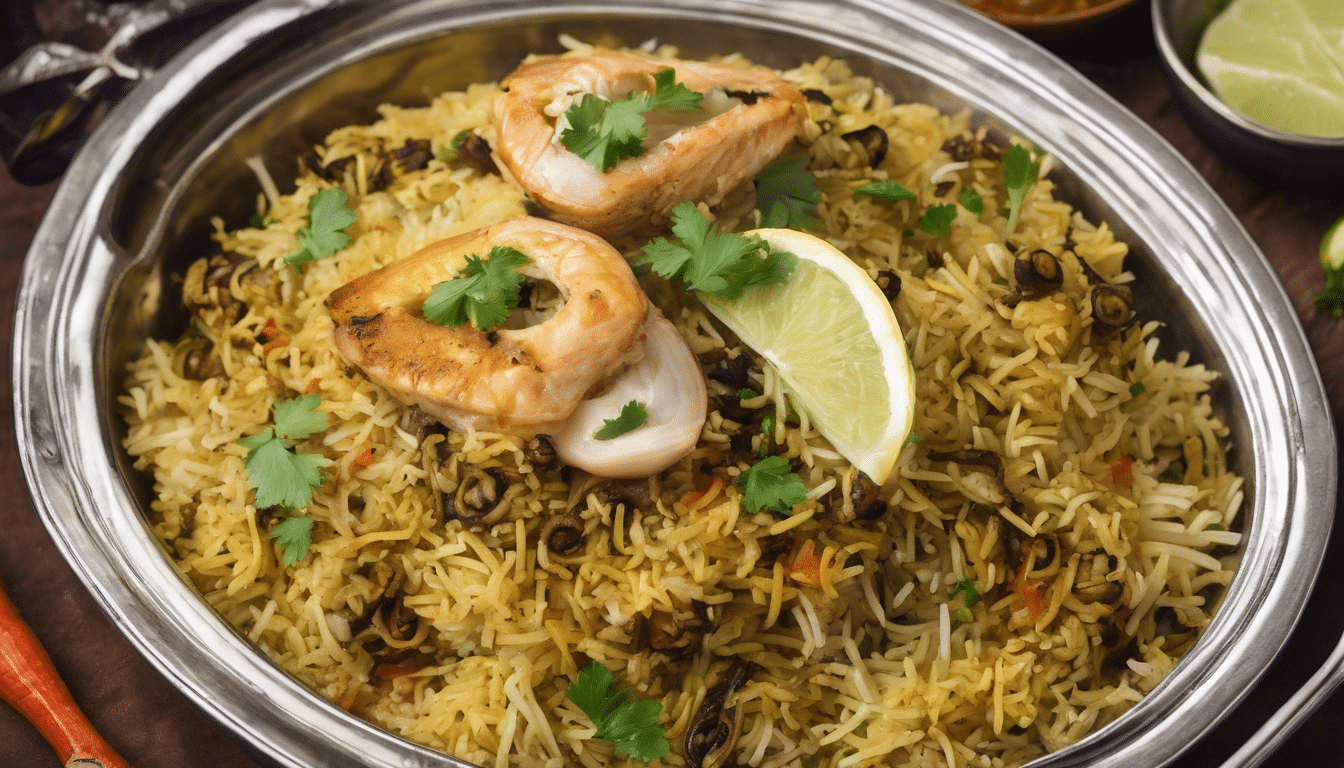 Snoek Biryani Dish