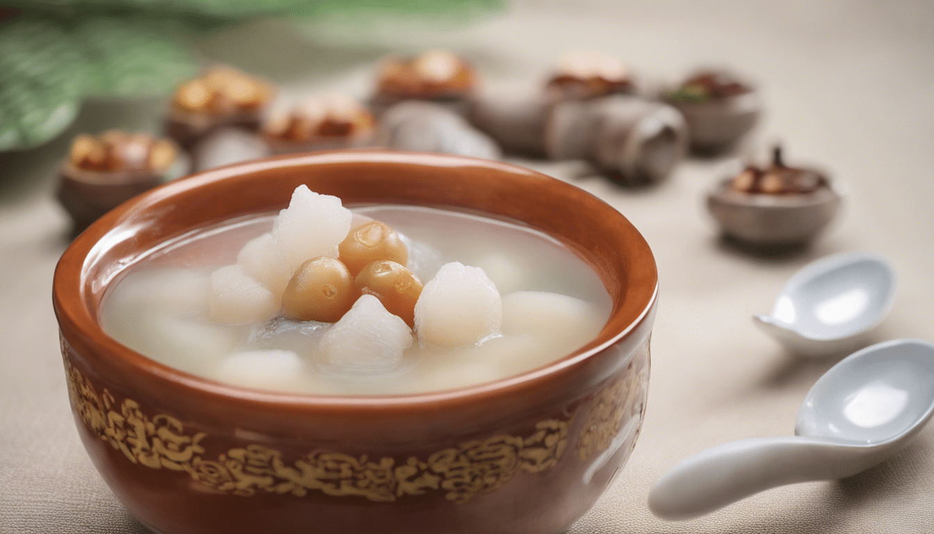 Snow Fungus and Longan Dessert Soup