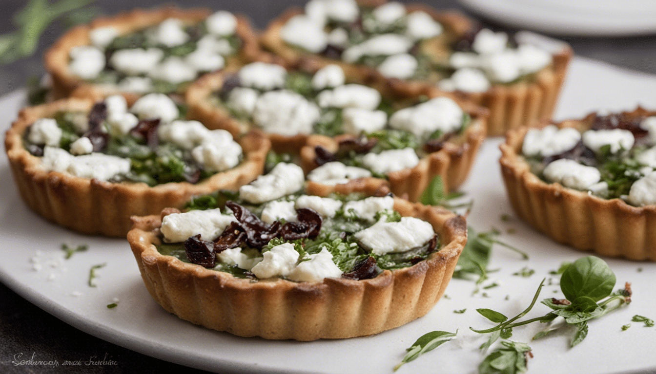 Sorrel and Goat Cheese Tart