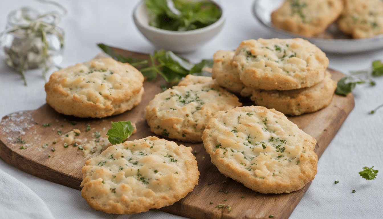 Sorrel and Parmesan Biscuits