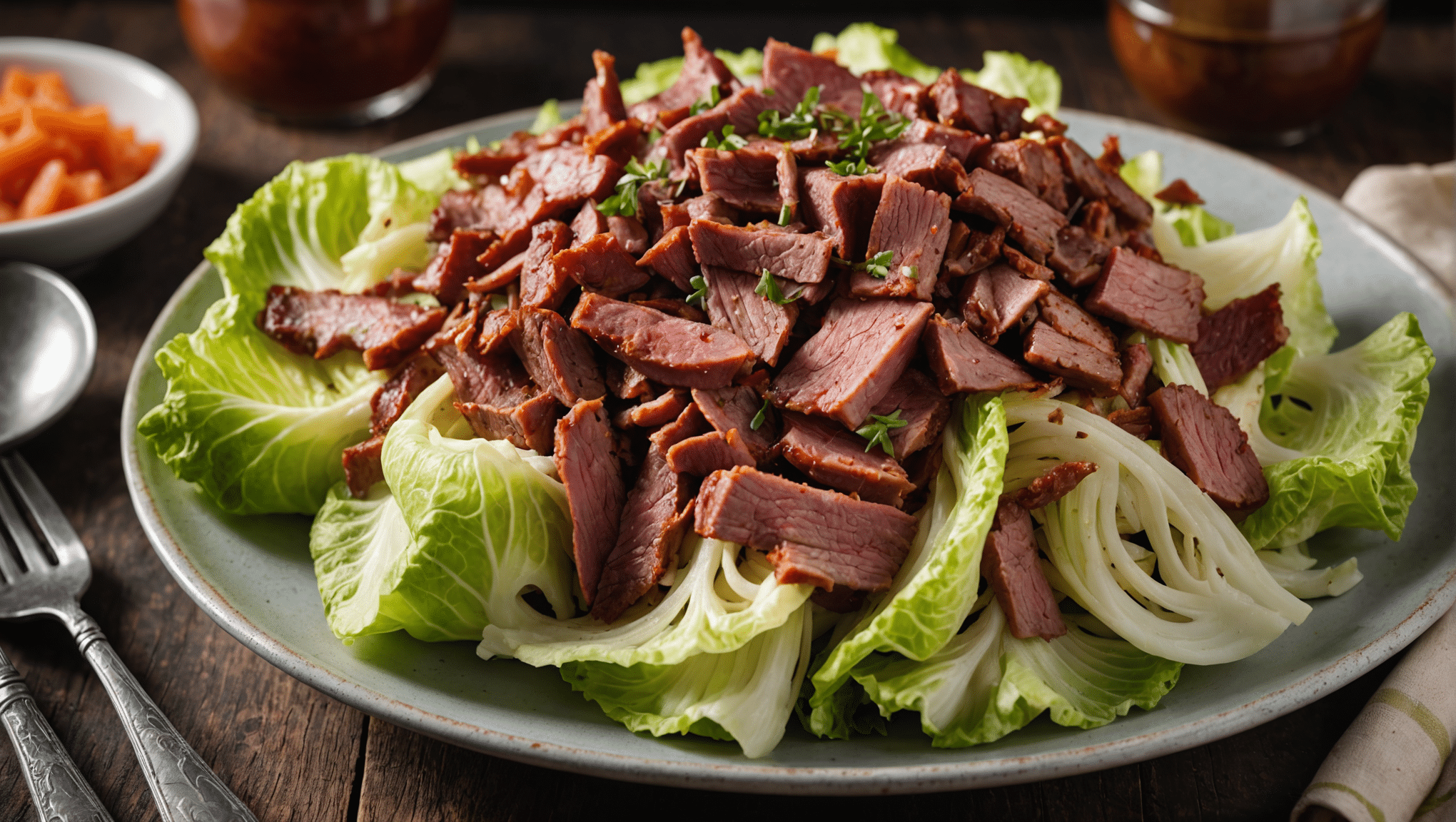 Sour Cabbage with Smoked Meat