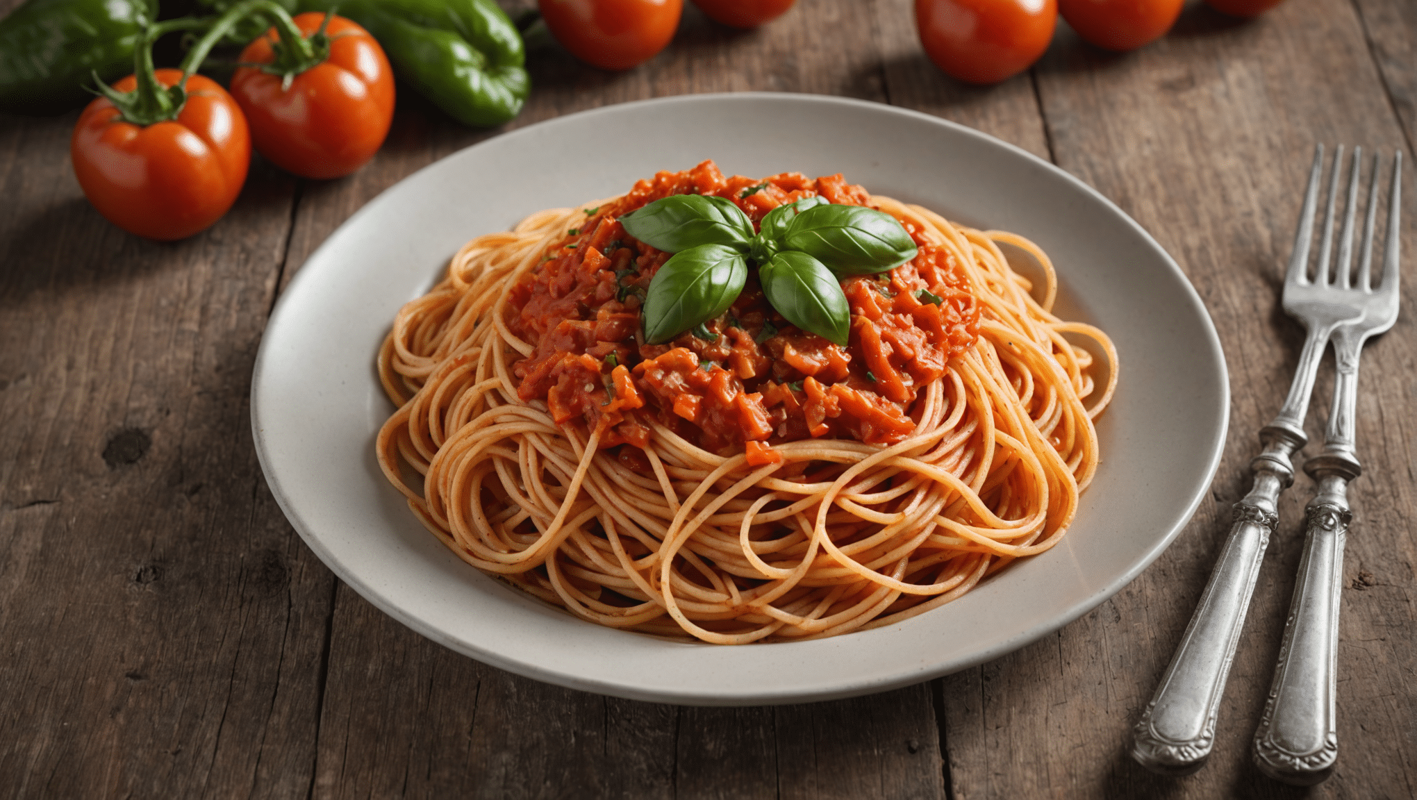 Spaghetti al Pomodoro e Peperoncino