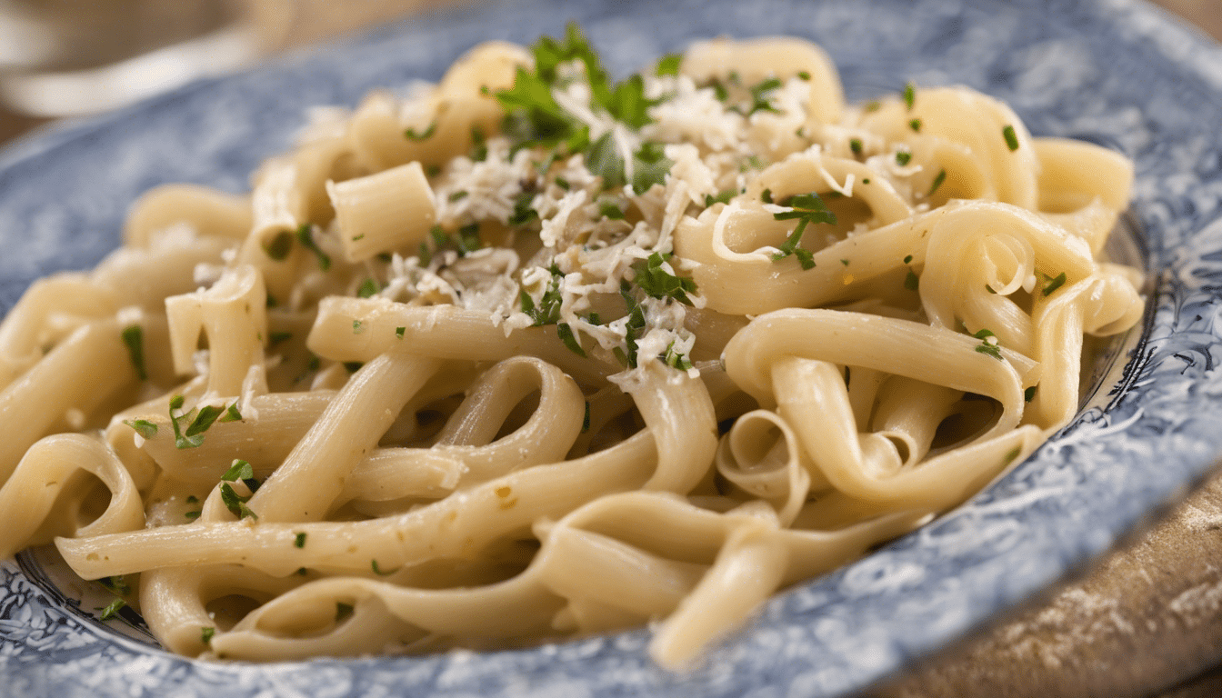 Spanish Onion and Garlic Pasta