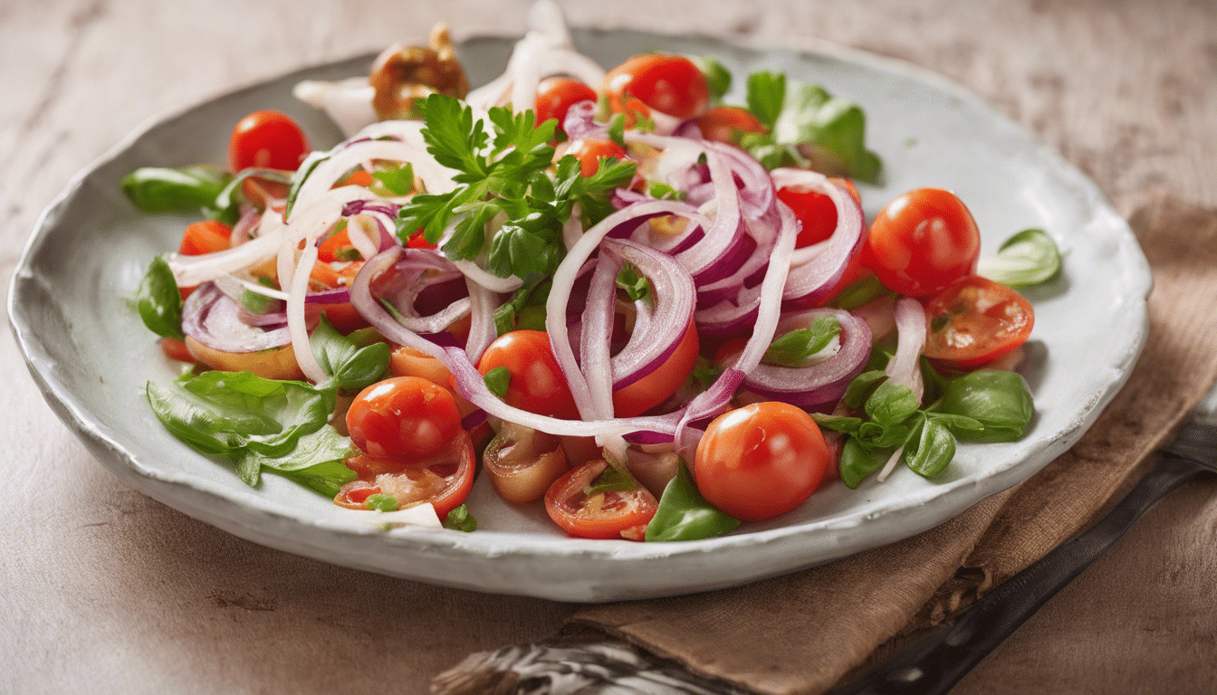 Spanish Onion and Tomato Salad